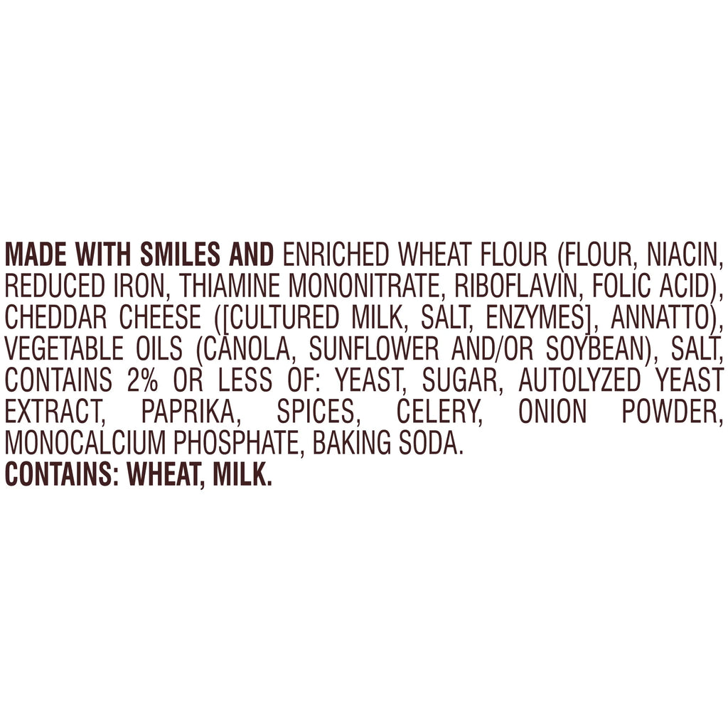 Cheddar Cheese Crackers, Baked Snack Crackers, 1 Oz On-The-Go Snack Packs, 20 Count Box