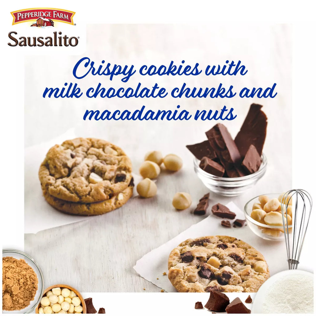 Pepperidge Farm Sausalito Crispy Milk Chocolate Macadamia Cookies - 7.2Oz/8Ct
