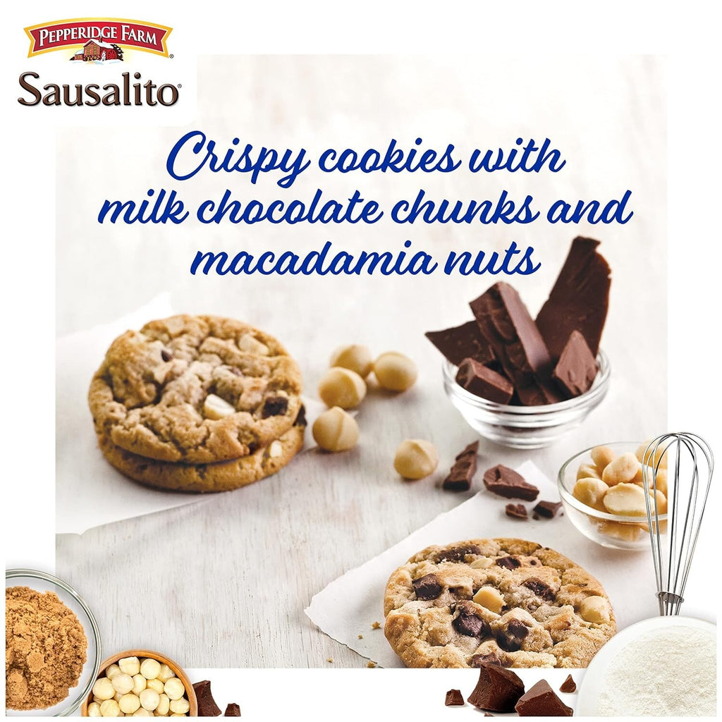 Crispy Milk Chocolate Macadamia Nut Cookies 7.2 OZ Bag