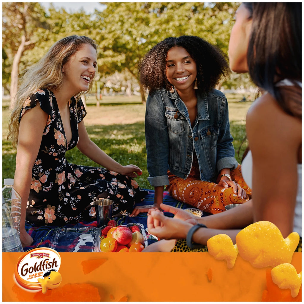 Cheddar Cheese Crackers, Baked Snack Crackers, 1 Oz On-The-Go Snack Packs, 20 Count Box