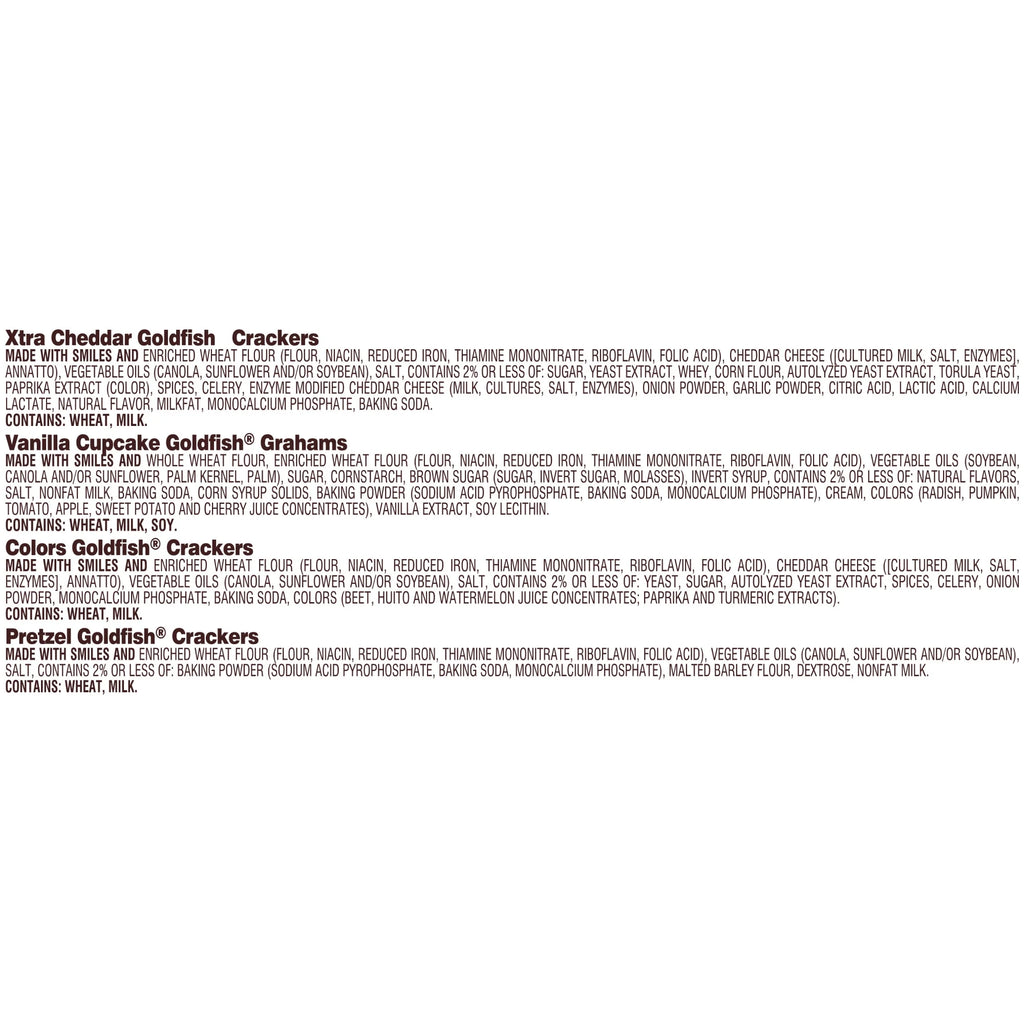 Pepperidge Farm  Crackers Sweet & Savory Variety Pack Box, 45-Count Single-Serve Snack Packs