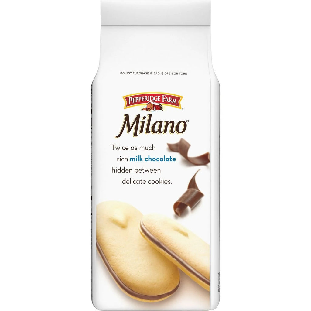 Milano Double Milk Chocolate Cookies - 7.5Oz - Pack of 2