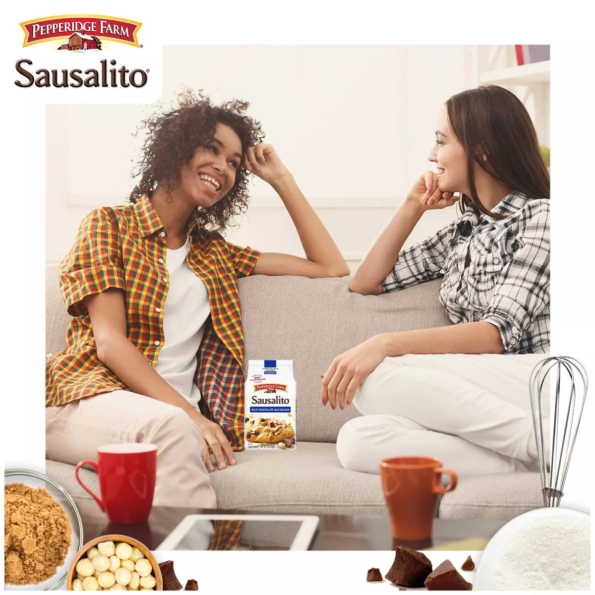 Pepperidge Farm Sausalito Crispy Milk Chocolate Macadamia Cookies - 7.2Oz/8Ct