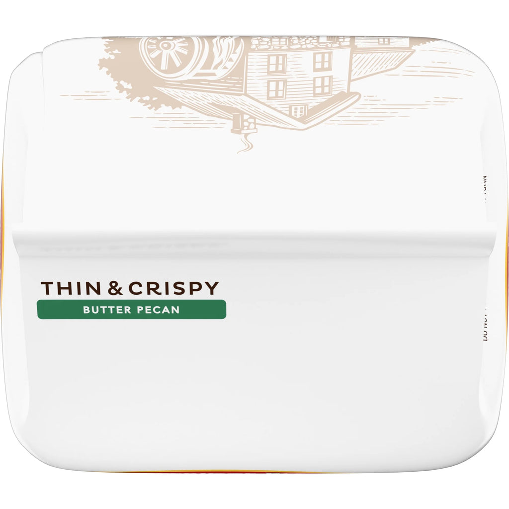 (4 Pack)  Farmhouse Thin & Crispy Butter Pecan Cookies, 5.9 Oz Bag